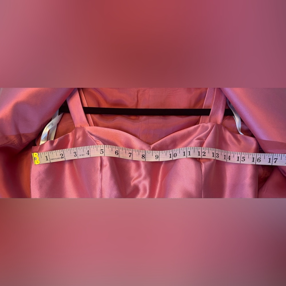 Montage Rose Gown W/ Jacket Size 10 - Picture 9 of 10